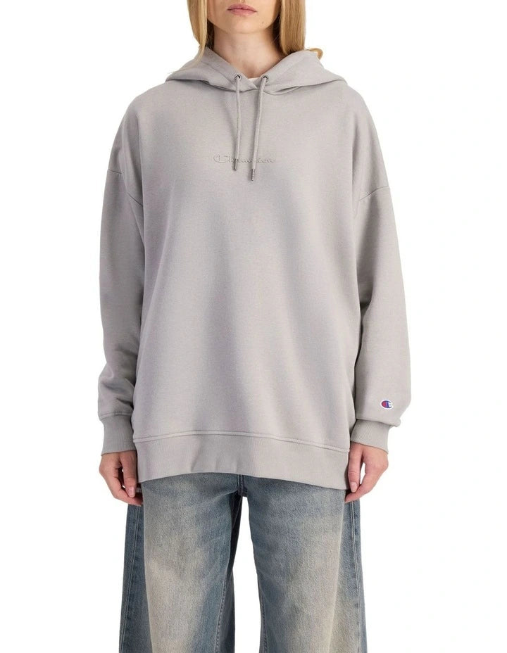 Side view Champion seamless rib mini crop in grey