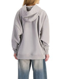 Side view Champion seamless rib mini crop in grey