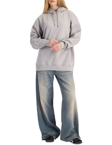 Side view Champion seamless rib mini crop in grey
