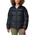 Columbia Puffect II Puffer Jacket in Black with water-resistant fabric, synthetic insulation, and zippered hand pockets
