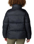 Columbia Puffect II Puffer Jacket in Black with water-resistant fabric, synthetic insulation, and zippered hand pockets