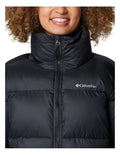 Columbia Puffect II Puffer Jacket in Black with water-resistant fabric, synthetic insulation, and zippered hand pockets