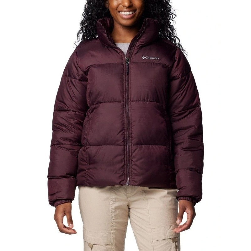Columbia Puffect II Puffer Jacket in Moonvista with water-resistant fabric, synthetic insulation, and zippered pockets