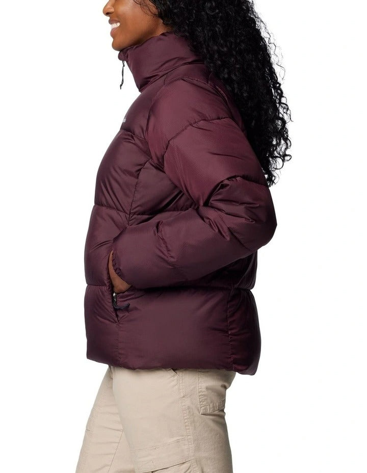 Columbia Puffect II Puffer Jacket in Moonvista with water-resistant fabric, synthetic insulation, and zippered pockets