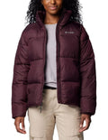 Columbia Puffect II Puffer Jacket in Moonvista with water-resistant fabric, synthetic insulation, and zippered pockets
