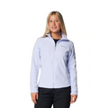 Columbia Fast Trek II Fleece Jacket in Blue with zippered hand pockets and cold-blocking collar