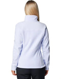 Columbia Fast Trek II Fleece Jacket in Blue with zippered hand pockets and cold-blocking collar