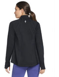 Skechers Go Walk Jacket JA132 in Black - lightweight athletic zip-up jacket for women