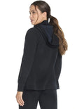 Skechers Skechluxe Elevate Full Zip Jacket JA196 in Black – Women’s premium zip-up jacket with sleek design, soft fabric, and versatile everyday style