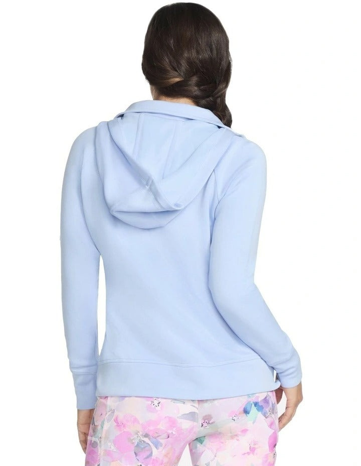 Skechers Skechluxe Elevate Full Zip Jacket in Blue JA196 WLV