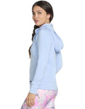 Skechers Skechluxe Elevate Full Zip Jacket in Blue JA196 WLV