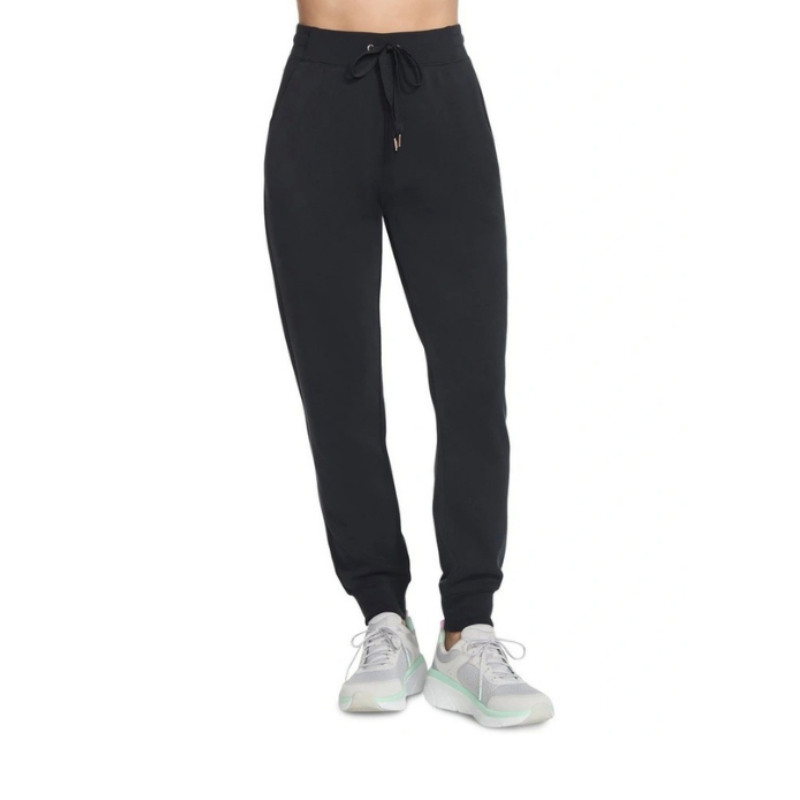 Skechers Skechluxe Elevate Jogger in Black PT149 BLK - Women's athletic jogger pants with premium comfort and sleek modern fit