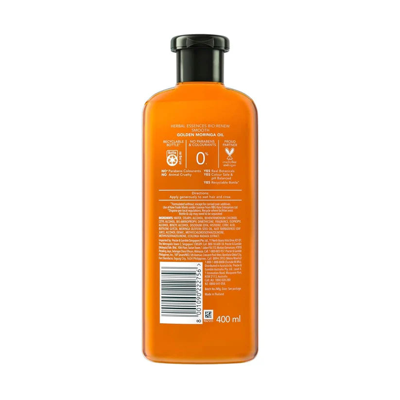 Herbal Essences Conditioner Golden Moringa Oil 400ml for silky, nourished, and healthy hair