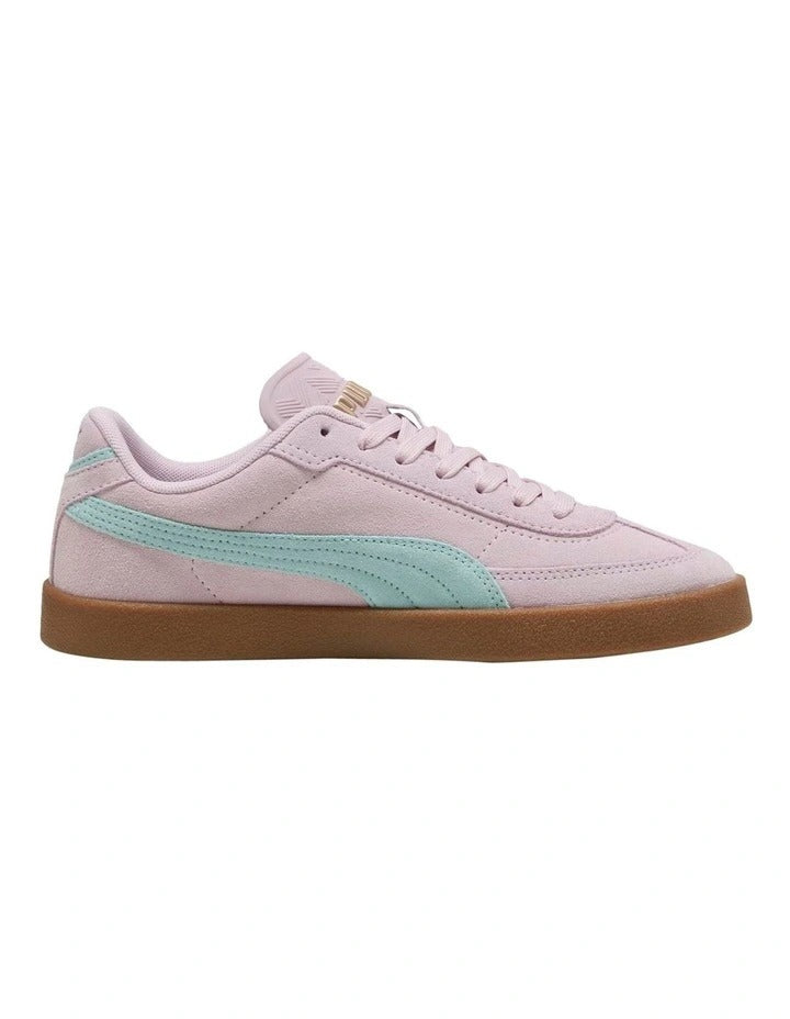 Puma Club II Era Suede Women’s Flat Sneakers in Premium Leather and Suede with Soft Foam+ Cushioning