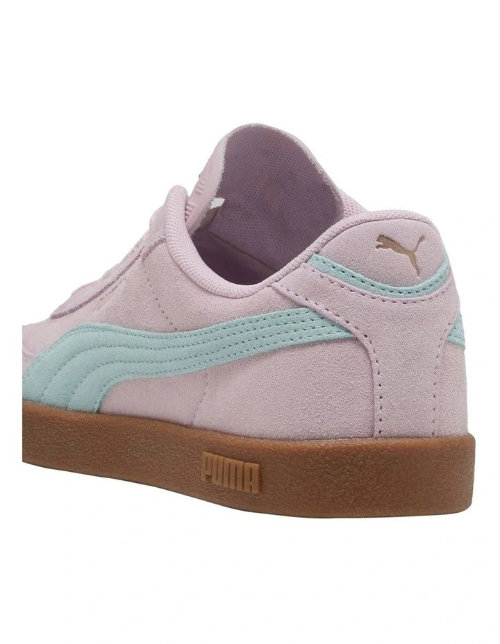 Puma Club II Era Suede Women’s Flat Sneakers in Premium Leather and Suede with Soft Foam+ Cushioning