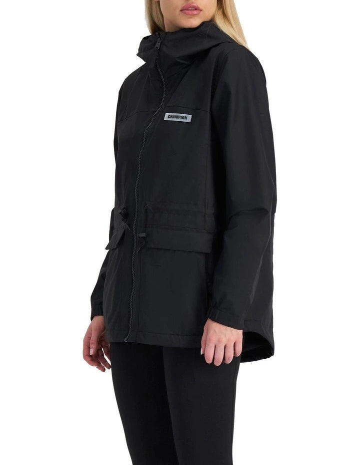 Black Champion waterproof rain jacket