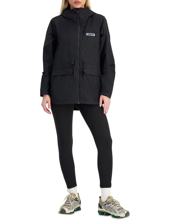 Black Champion waterproof rain jacket