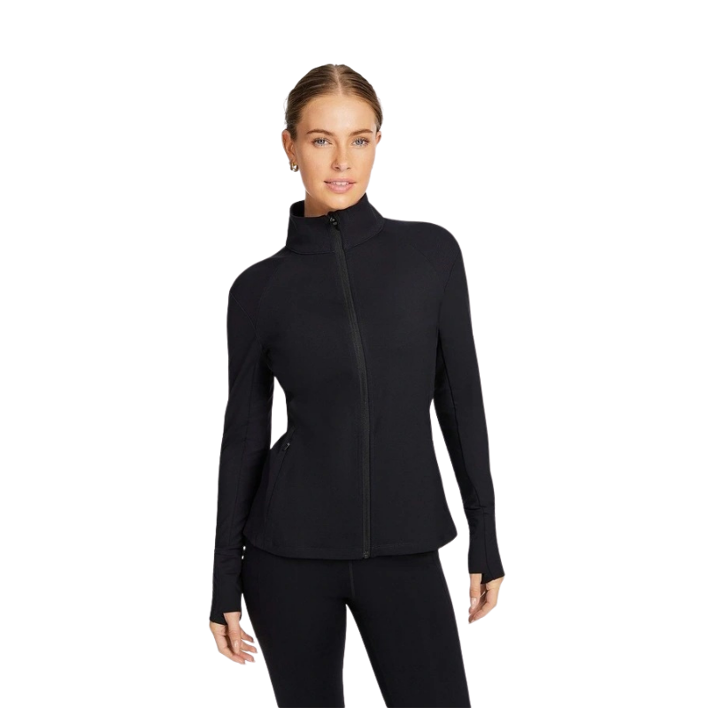 Rockwear Funnel Neck Jacket in Black