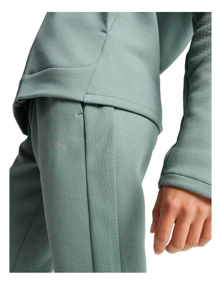 Puma Evostripe Sweatpants 77% Cotton 23% Recycled Polyester with Reflective Drycell Logo and Zip Pockets