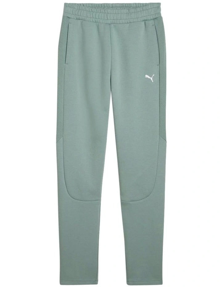 Puma Evostripe Sweatpants 77% Cotton 23% Recycled Polyester with Reflective Drycell Logo and Zip Pockets