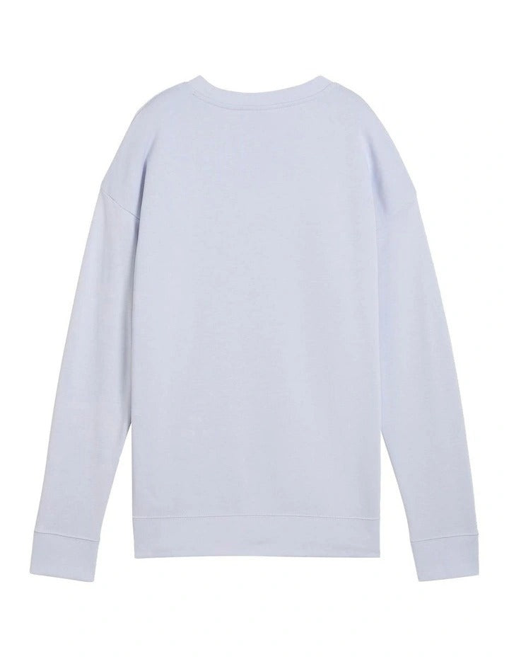 Puma ESS No.1 Logo Relaxed Crew Sweat Top in cotton blend with casual style