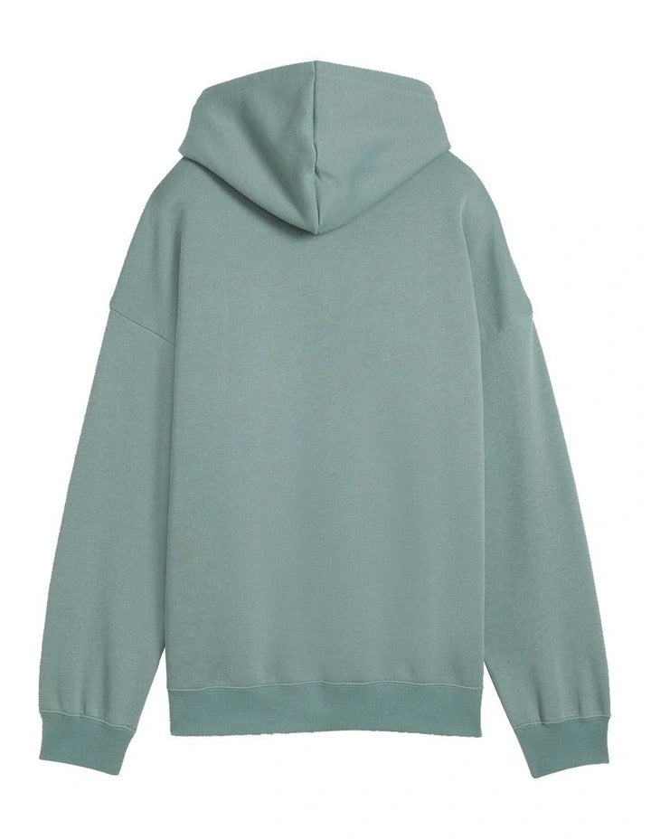 Puma ESS Oversized Hoodie in casual style with Cat Logo embroidery and adjustable hood