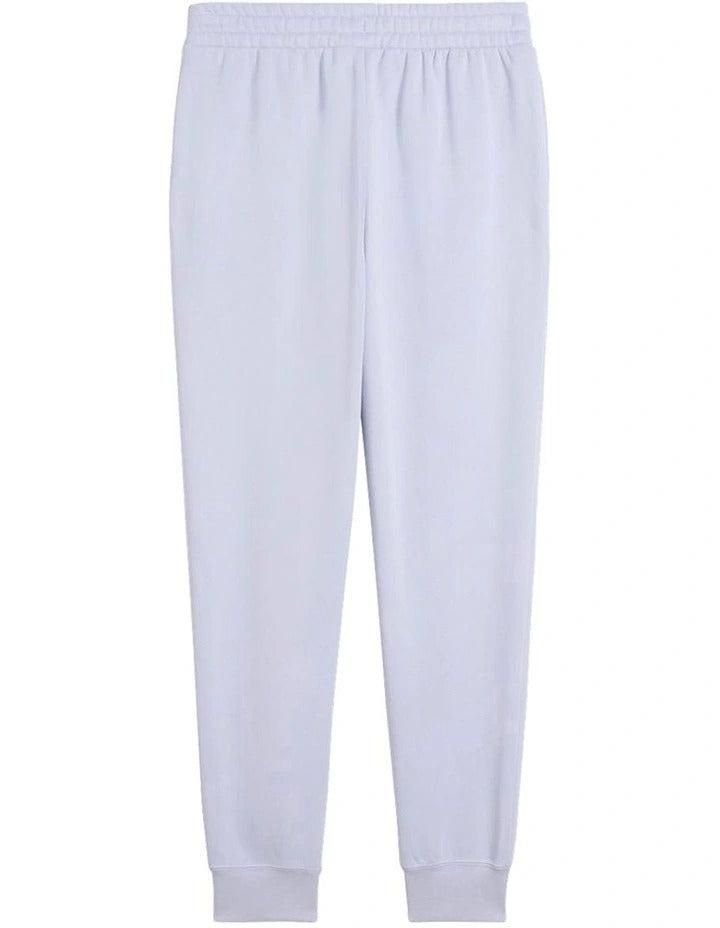 Puma Ess No. 1 Logo Sweatpants in black with rib waistband and comfortable fit