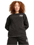 Puma Class Comfort Crew Jumper with vintage washed finish and graphic rubber print