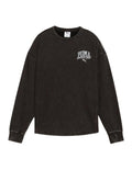 Puma Class Comfort Crew Jumper with vintage washed finish and graphic rubber print