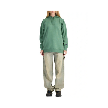 Oak green Champion tonal script logo hoodie