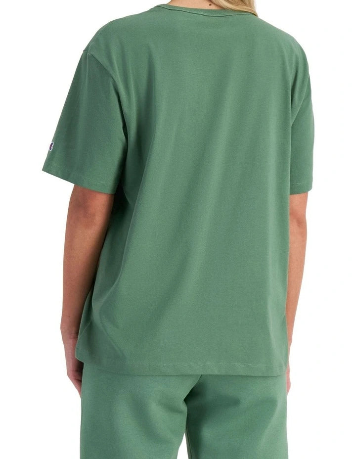 Champion Oak brown short sleeve logo tee for men