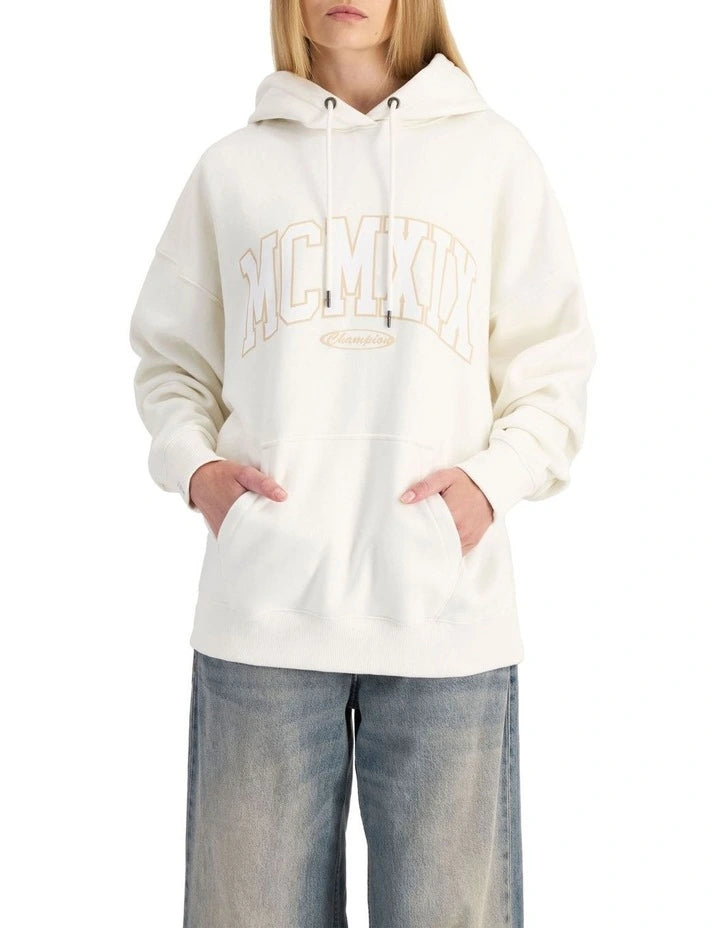 Comfortable Champion Graphic cotton hoodie sweatshirt