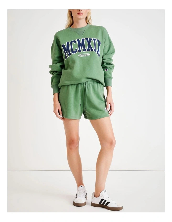 Black Champion MCMXIX logo shorts