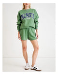 Black Champion MCMXIX logo shorts