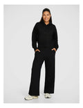 Rockwear Cosy Fleece Zip Through Hoodie in Black for Women