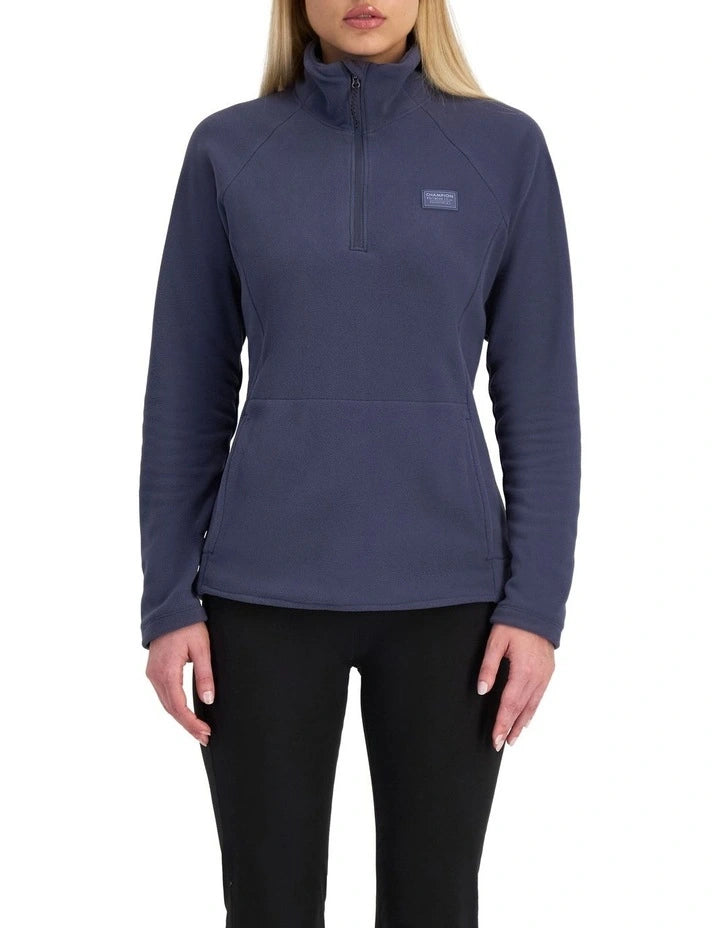 Champion Polar Fleece Quarter Zip Jumper – Warm and lightweight fleece pullover with zip-up collar, casual sporty design, and soft comfort.