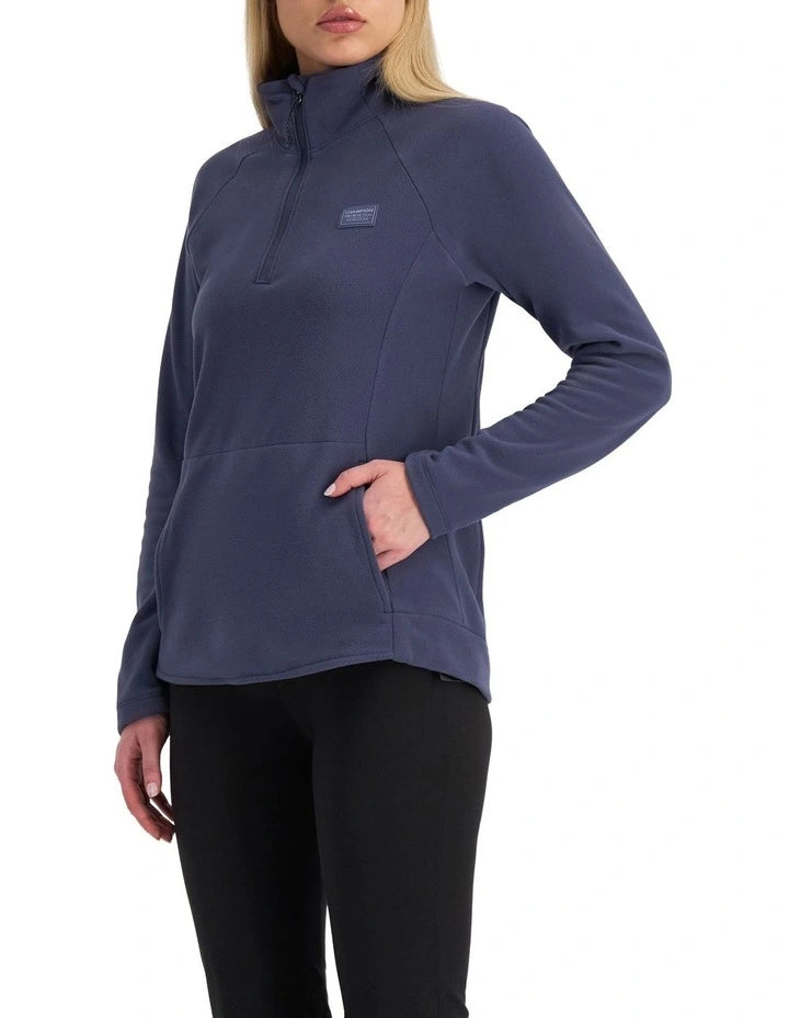 Champion Polar Fleece Quarter Zip Jumper – Warm and lightweight fleece pullover with zip-up collar, casual sporty design, and soft comfort.