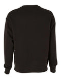 Puma Ess Elevated Badge Crew Fl Sweatshirt in cotton blend with embroidered Puma Cat logo, ribbed cuffs and hem for casual style