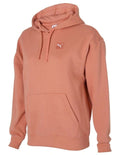 Puma Ess Elevated Badge Hoodie with embroidered logo, adjustable hood, ribbed cuffs and hem – casual cotton and recycled polyester hoodie