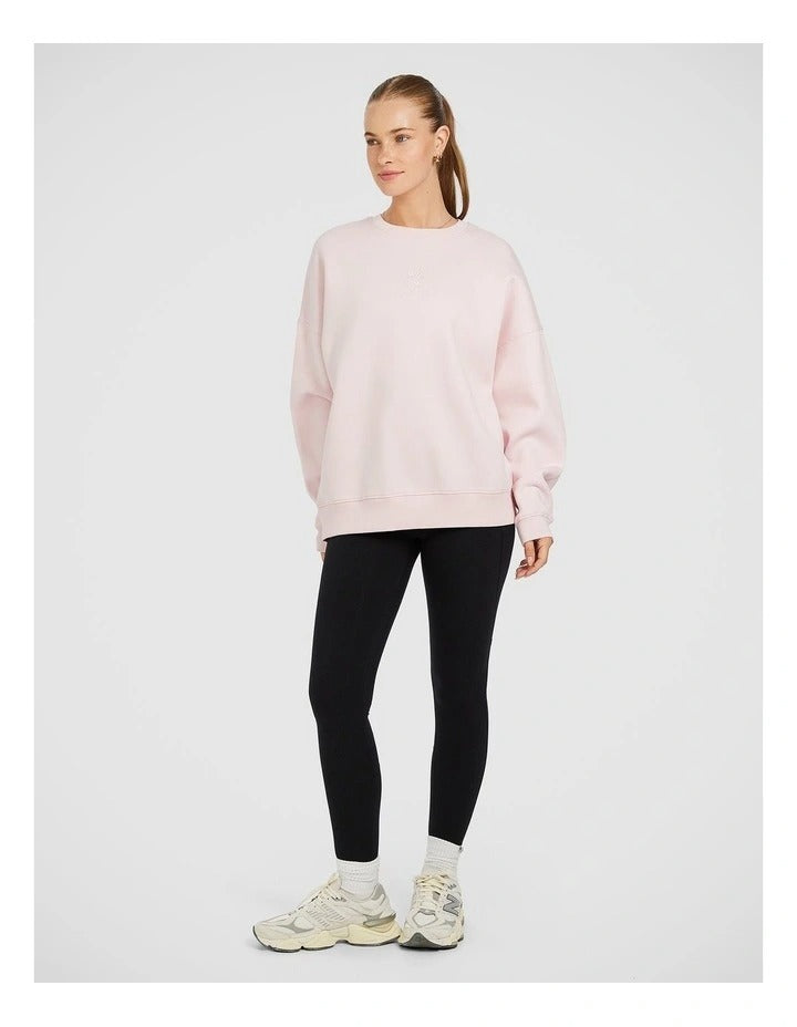Rockwear Cosy Fleece Longline Crew in Pink