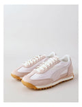 Puma Easy Rider Nylon Cool Women’s Shoes with low heel, vintage retro running sneaker in textile and leather design