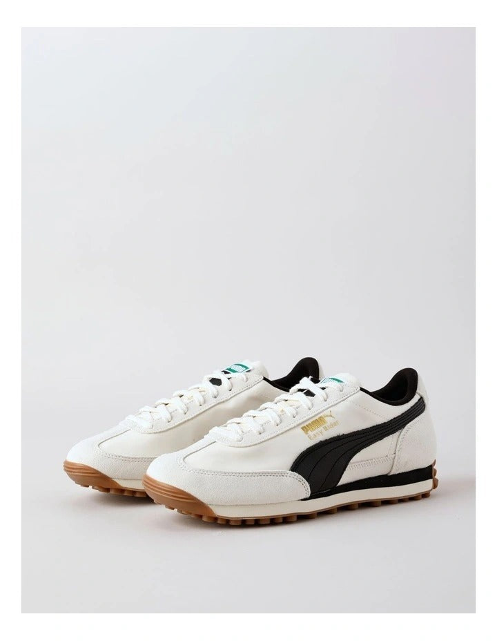 Puma Easy Rider Nylon Cool Women’s Shoes with low heel, vintage retro running sneaker in textile and leather design