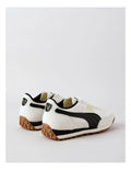 Puma Easy Rider Nylon Cool Women’s Shoes with low heel, vintage retro running sneaker in textile and leather design
