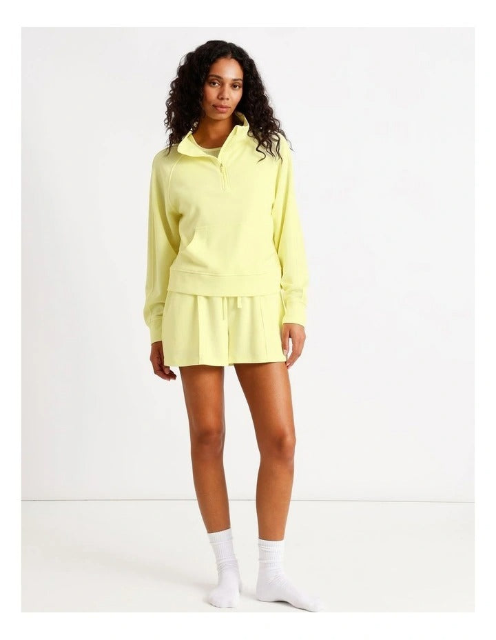 Chloe & Lola crew neck loungewear top in quality modal-polyester blend.