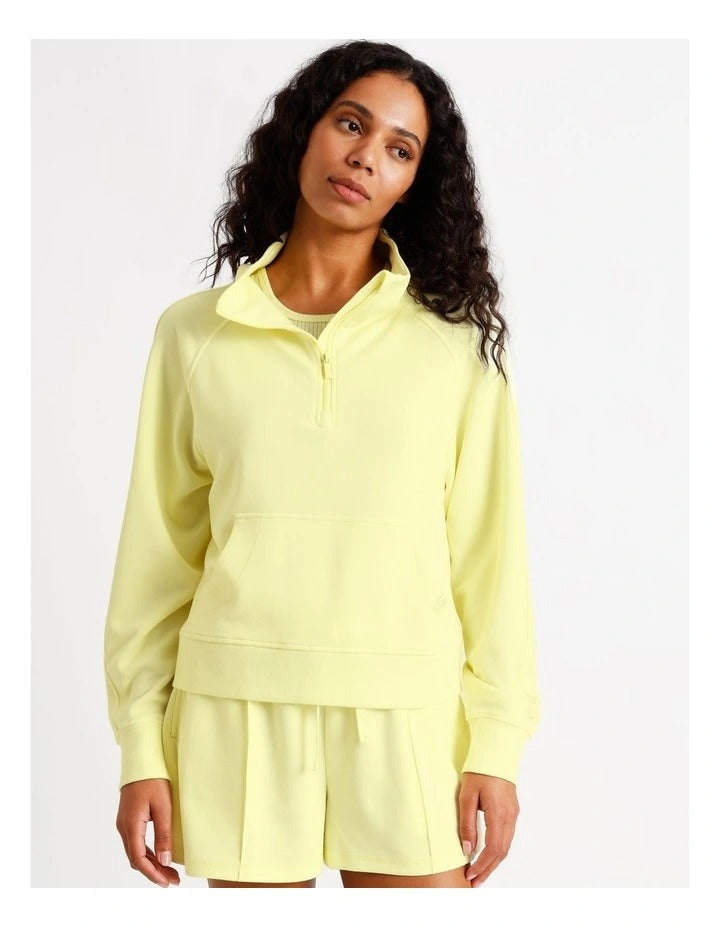 Chloe & Lola crew neck loungewear top in quality modal-polyester blend.