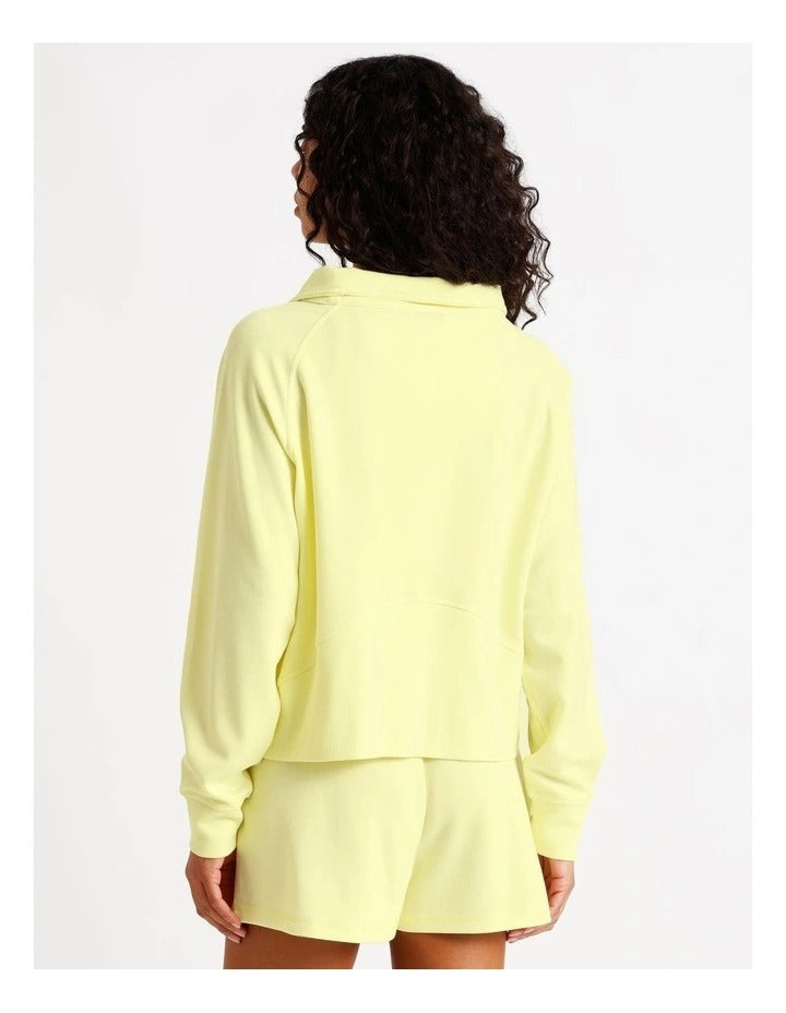 Chloe & Lola crew neck loungewear top in quality modal-polyester blend.