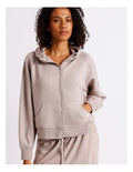 Chloe & Lola women’s cotton zip hoodie loungewear, soft and stylish – exclusive to Myer