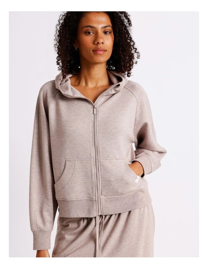 Chloe & Lola women’s cotton zip hoodie loungewear, soft and stylish – exclusive to Myer
