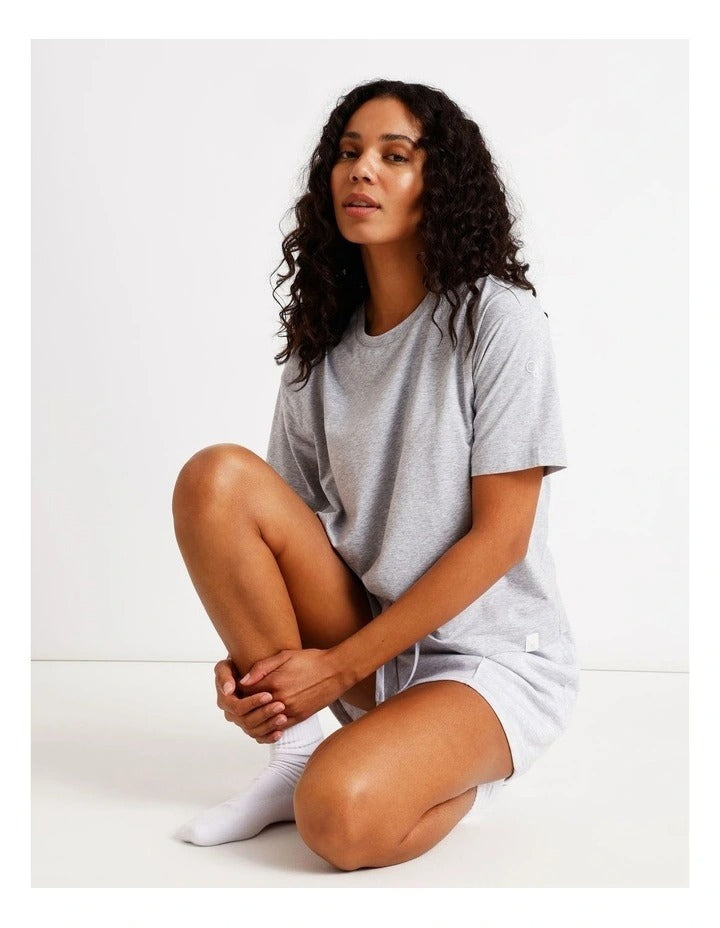 Chloe & Lola Boyfriend Lounge T-Shirt in 100% Modal fabric, featuring a relaxed fit and round neck. 