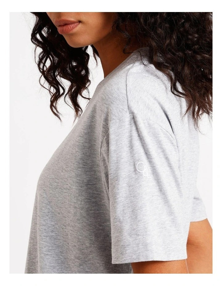 Chloe & Lola Boyfriend Lounge T-Shirt in 100% Modal fabric, featuring a relaxed fit and round neck. 
